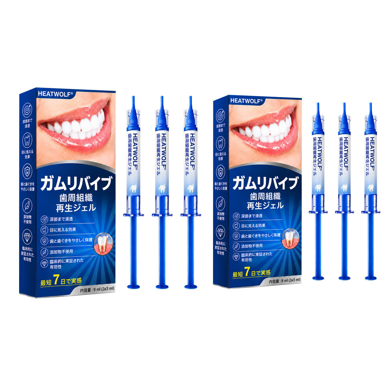 🇯🇵 👨‍⚕️✅🦷 HEATWOLF® GumRevive – 歯周組織修復ジェル 🦷✨