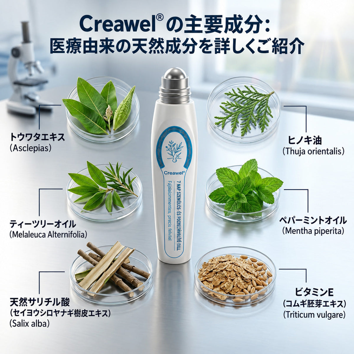 🇯🇵 👨‍⚕️🖋️Creawel® 公式ストア｜7日間集中ケア｜首元・デコルテの気になるポツポツを毎日ピンポイントケア🖋️🎞️